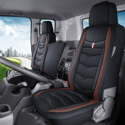 Seat Covers and Cushions Suitable for: Universal seat cover - coffee-color-standard-version-a-set-of-three-person-passenger-seats