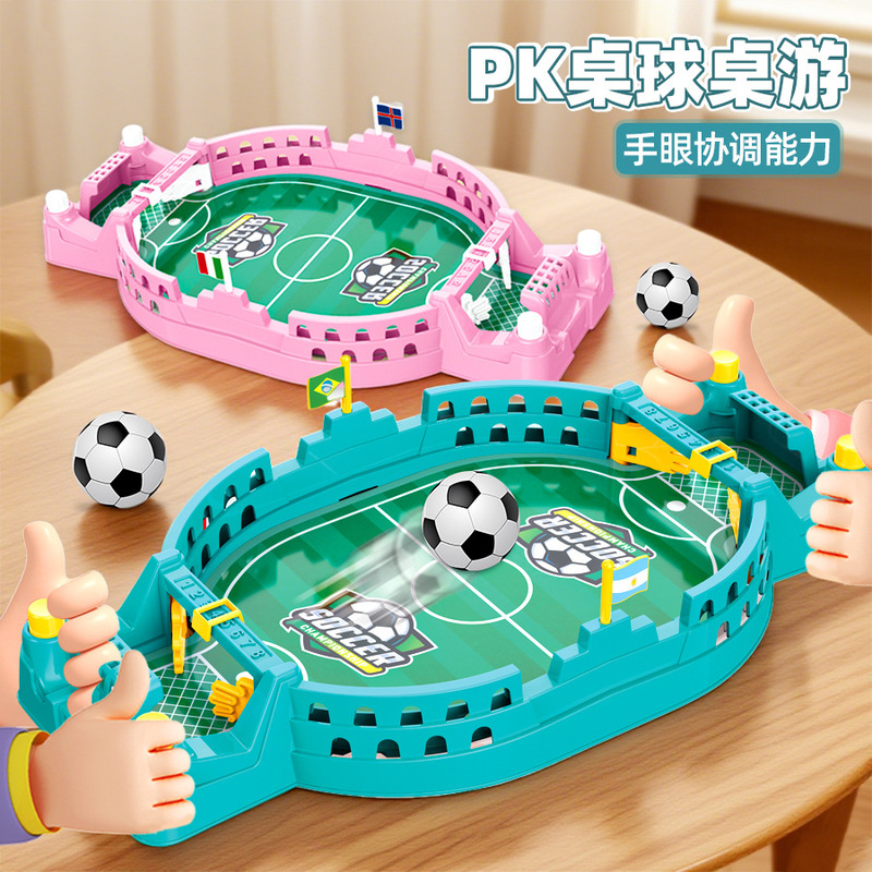 Cross-Border Children's Football Sports Toy, Desktop Bouncing Football Machine, Educational Parent-Child Interactive Tabletop Game Machine