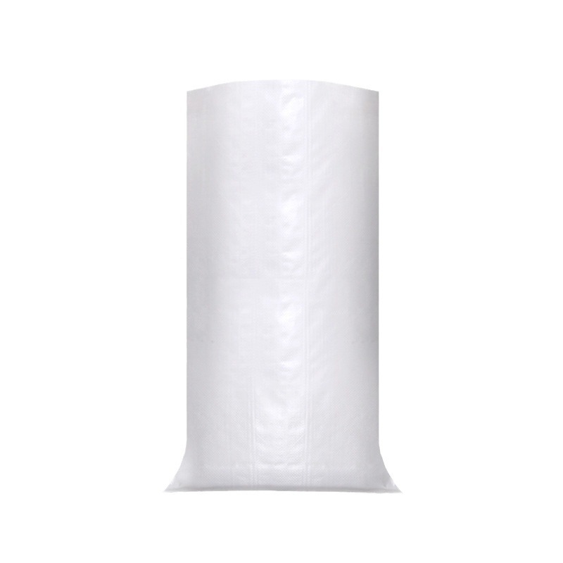 Bolsa tejida de plástico blanco bolsa de piel de serpiente bolsa de harina bolsa de embalaje de impresión impermeable engrosada bolsa tejida en movimiento al por mayor