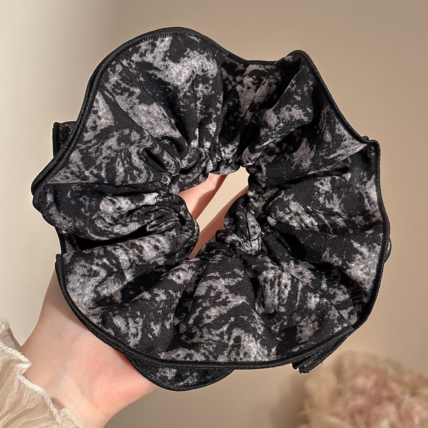 Anillo de cabello de intestino grande coreano para mujeres de alto nivel toallas cuadradas cuerdas de cabello de alta elasticidad y elásticas duraderas flojas flojas