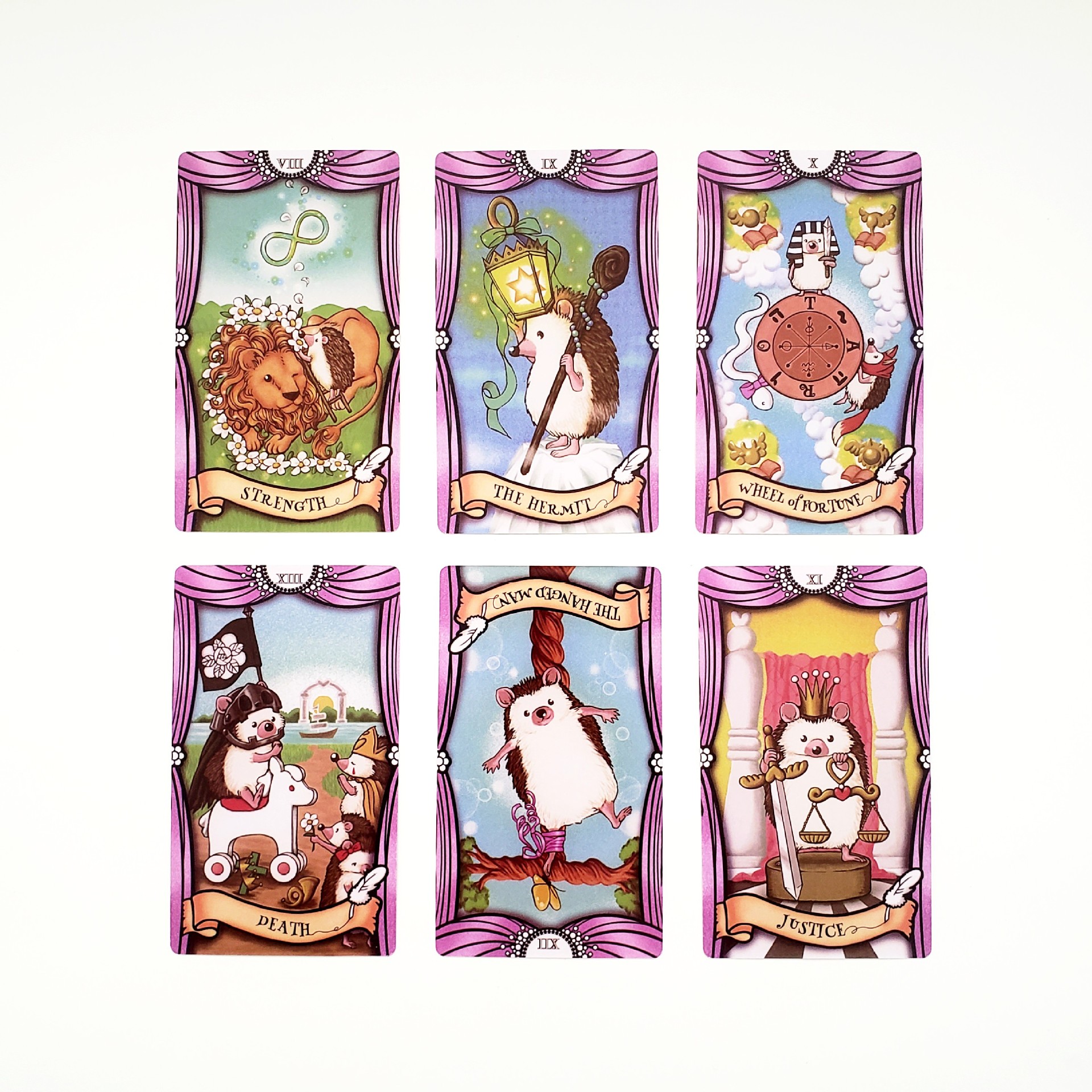 Hedgehog Tarot Board Game For Party Fun_voghion.com