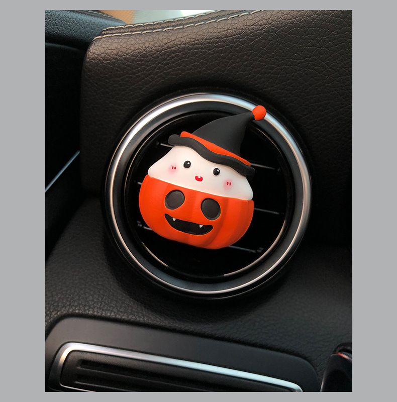 Halloween Car Aromatherapy Cute Little Ghost Magician Pumpkin Air Outlet Fragrance Decoration Girlfriend Gift