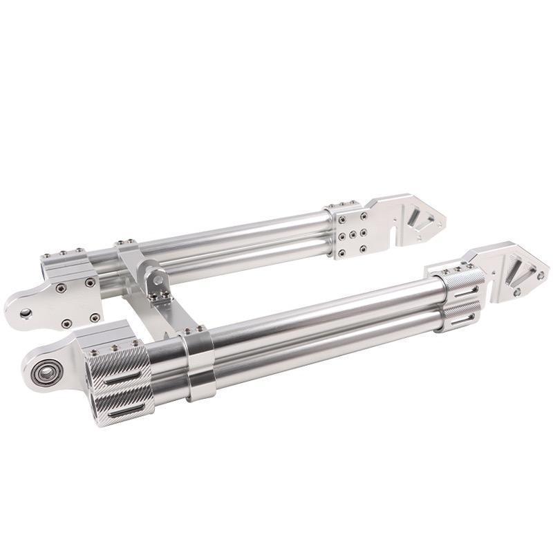Electric vehicle motor modified rocker arm dual-tube CNC aluminum alloy reinforced adjustable swingarm