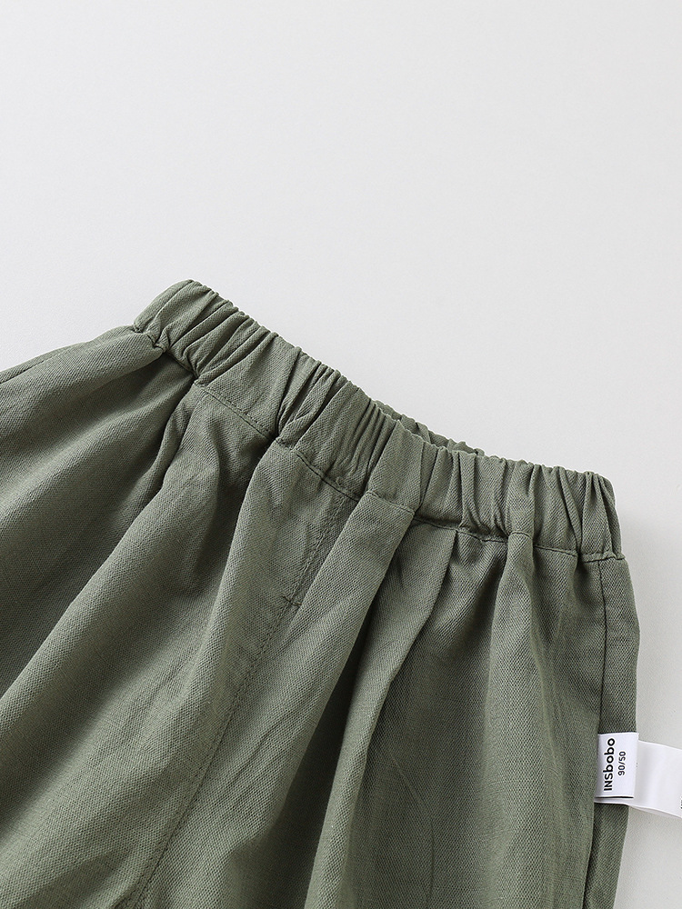 Niños Tang trajes de verano delgados bebés camisas chinas de estilo nuevo estilo chino estilo chino mangas cortas vestidos chinos para niños ropa de hebilla image 5