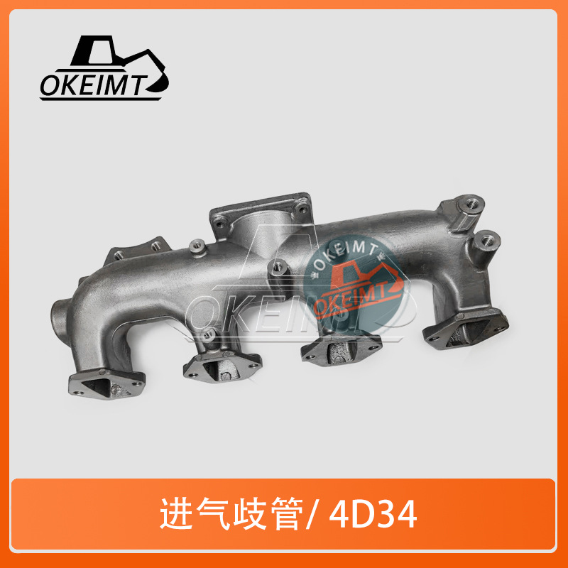 Colector de admisión 4d34 piezas del motor de la excavadora para el colector de admisión del motor Mitsubishi 4d34