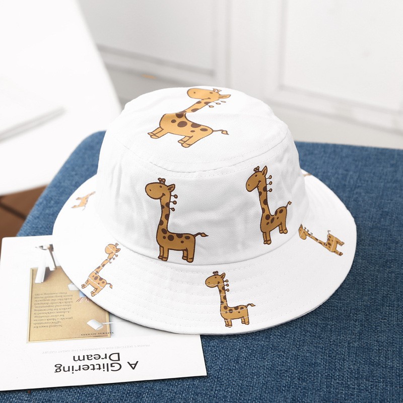 Children Unisex Cute Animal Printing Bucket Hat display picture 3