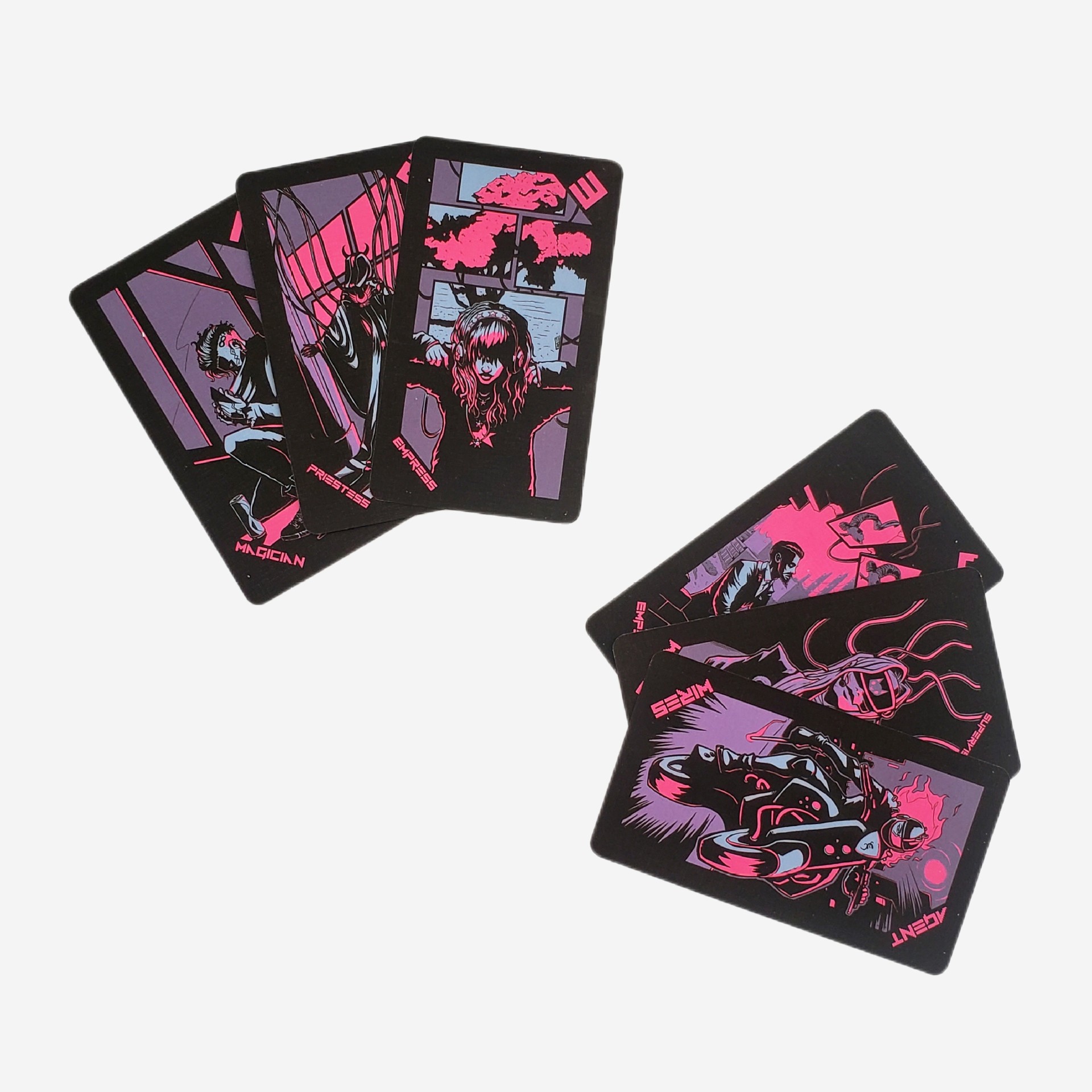 Cartas de Tarô Lua Neon 2023 - Item Imperdível para Compras Internacionais_voghion.com