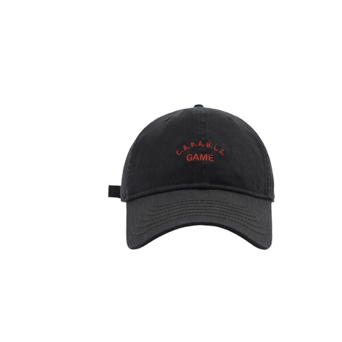 Unisex minimalist versatile fashionable letter embroidery washed soft brim baseball cap four-season version Korean style bucket hat