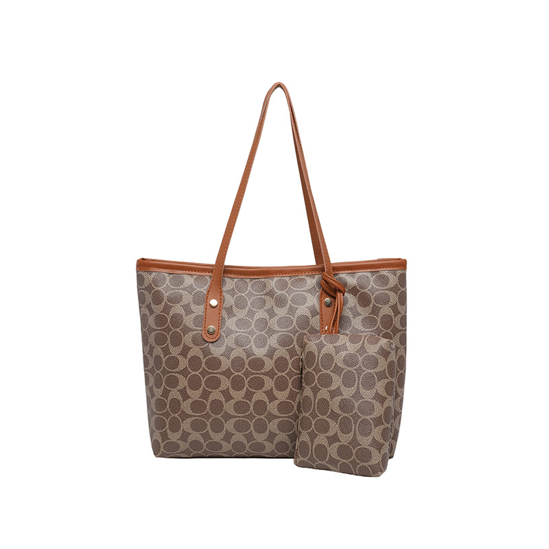 Bolso de mujer en caliente 2026 nuevo bolso retrógrado bolso de hombro de transporte de gran capacidad bolso de dos piezas conjunto image 7