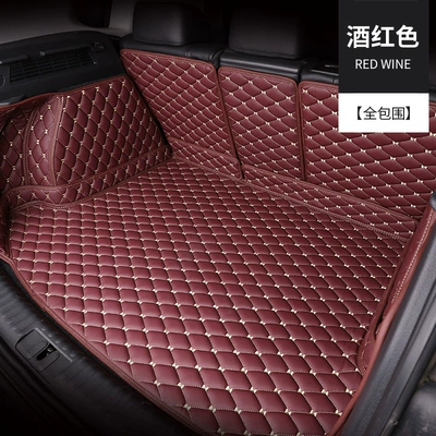 Fully Surrounded Trunk Mat, Trunk Mat - full-surround-burgundy-take-photo-and-note-the-model-year-vv