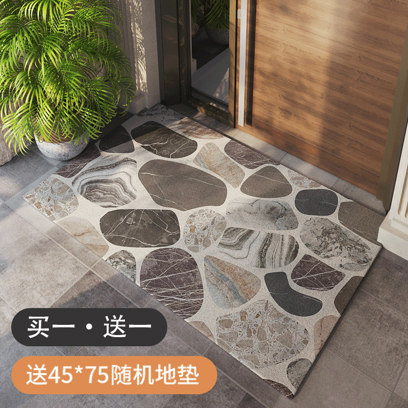 Entrance door door wire ring floor mat outside the gate door outdoor rubbing mud scraping foot mat outdoor door mat home carpet