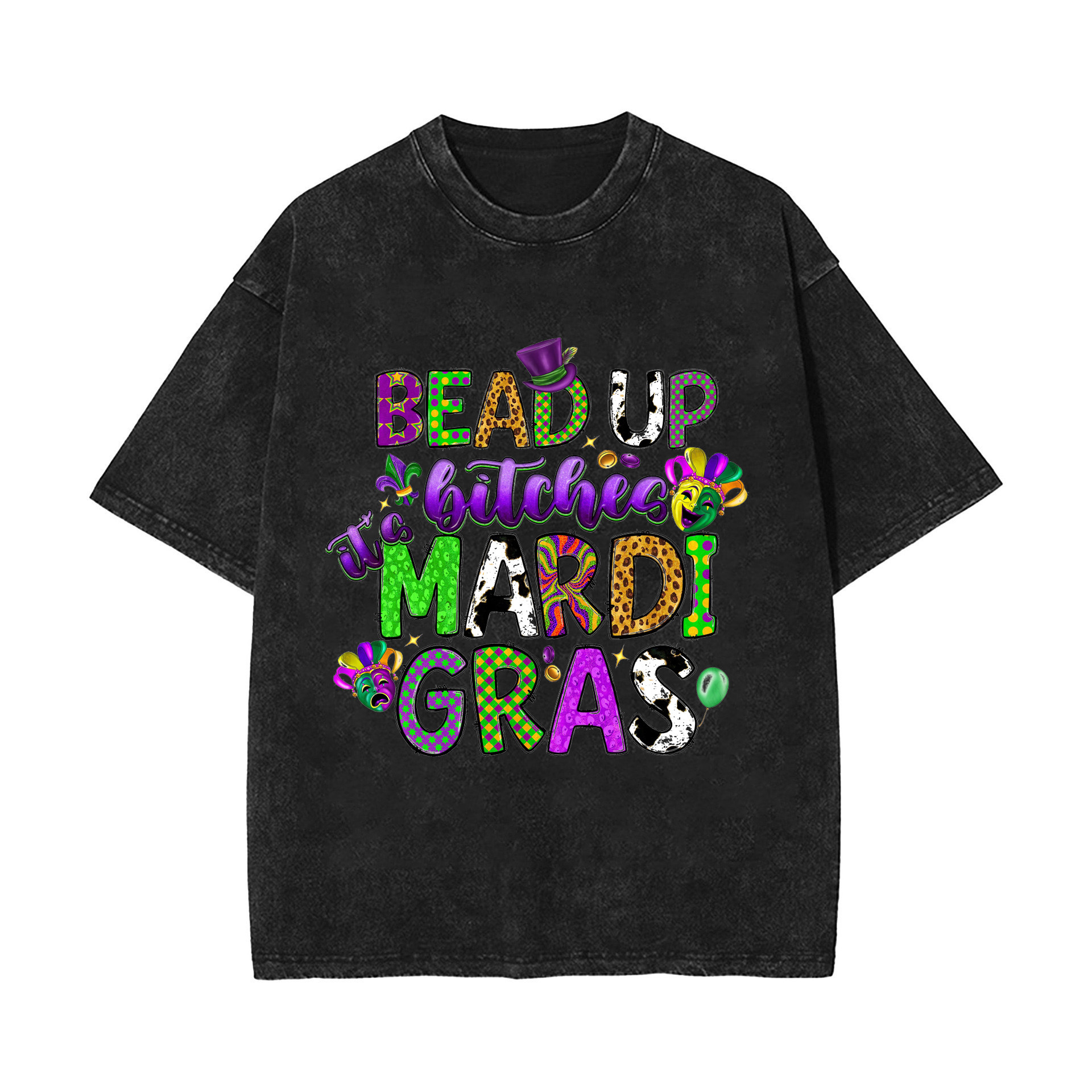 New MARDI GRAS Carnival European and American Washing Old Retro…