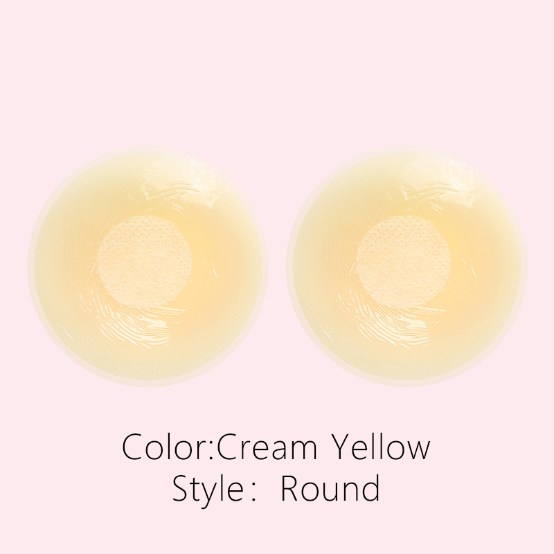 6.5CM (크림옐로우 원형무봉제)