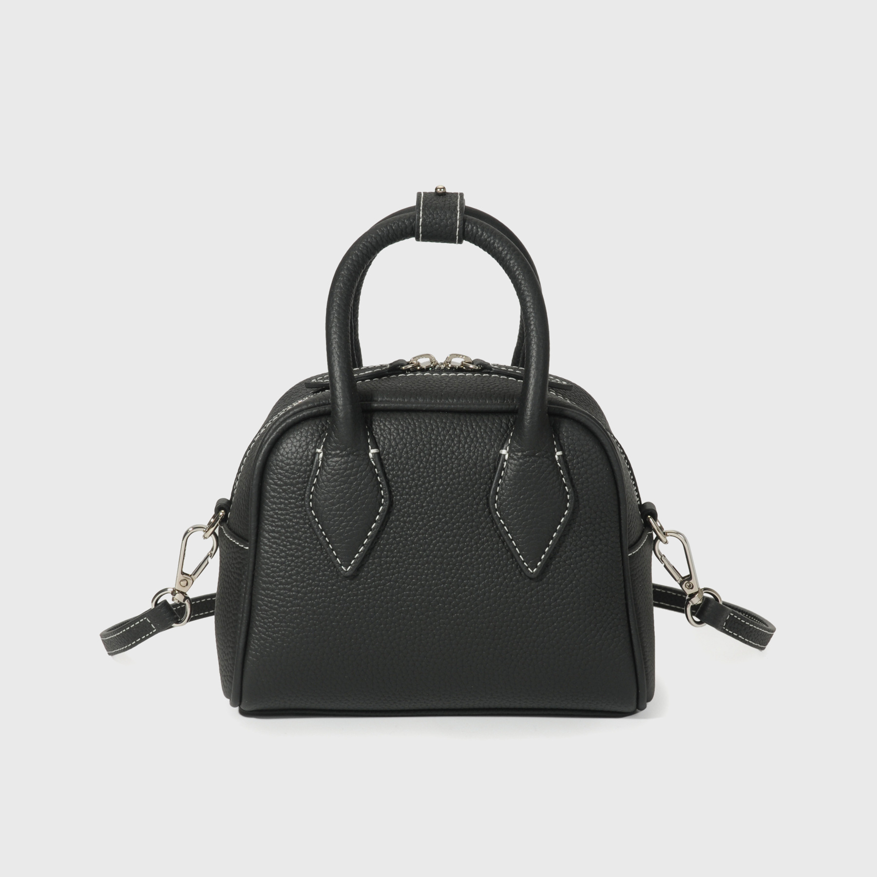 Nová korejská kabelka kimapparel Boston z hovězí kůže s vrchní vrstvou a kabelkou přes rameno crossbody v podpaží_voghion.com