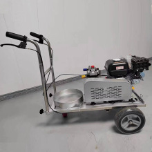 冷喷划线机道路马路小区画停车位线驾校跑道公路画线车手推标线机