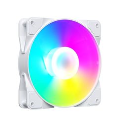 デスクトップコンピュータケースファン 12 センチメートル水冷冷却ファン rgb サイレント LED 内外発光リング虹色