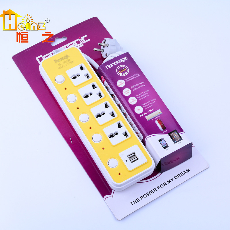 Tarjeta multi-interruptor control de interruptor independiente 00345 carga dos conectores USB fabricantes de zócalo multi-puerto