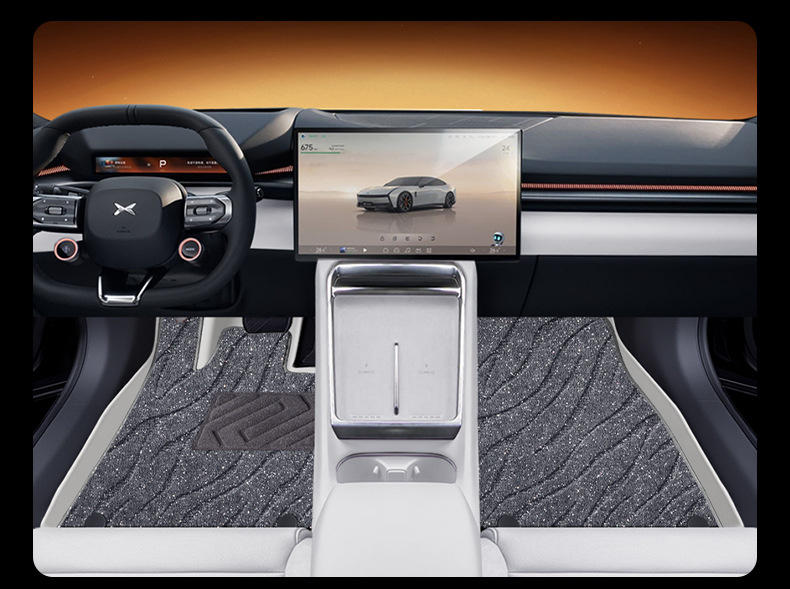 Suitable for Xpeng P7 Floor Mats Tpe2025 24 Car Modified Interior Accessories Supplies Carpet Mats