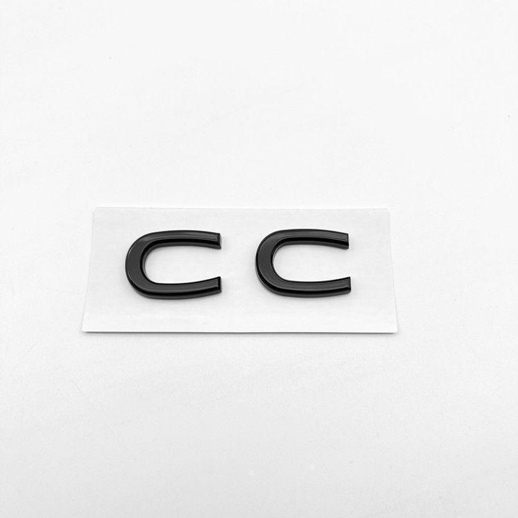 2022-2024 Volkswagen New CC letter emblem, engine displacement badge, 330 380 TSI, modified for the station wagon version, letter emblem for the rear of the car