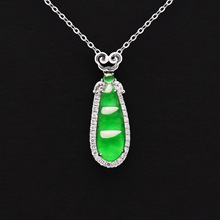 危地马拉天然翡翠原石戒指蛋面葫芦佛公项链四季豆吊坠镶嵌供应链