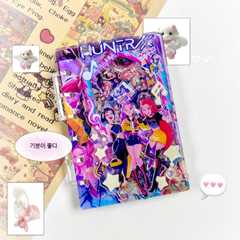 猎魔女团摇摇乐本亚克力活页本a7记事本手账卡通可爱diy创意摇摇