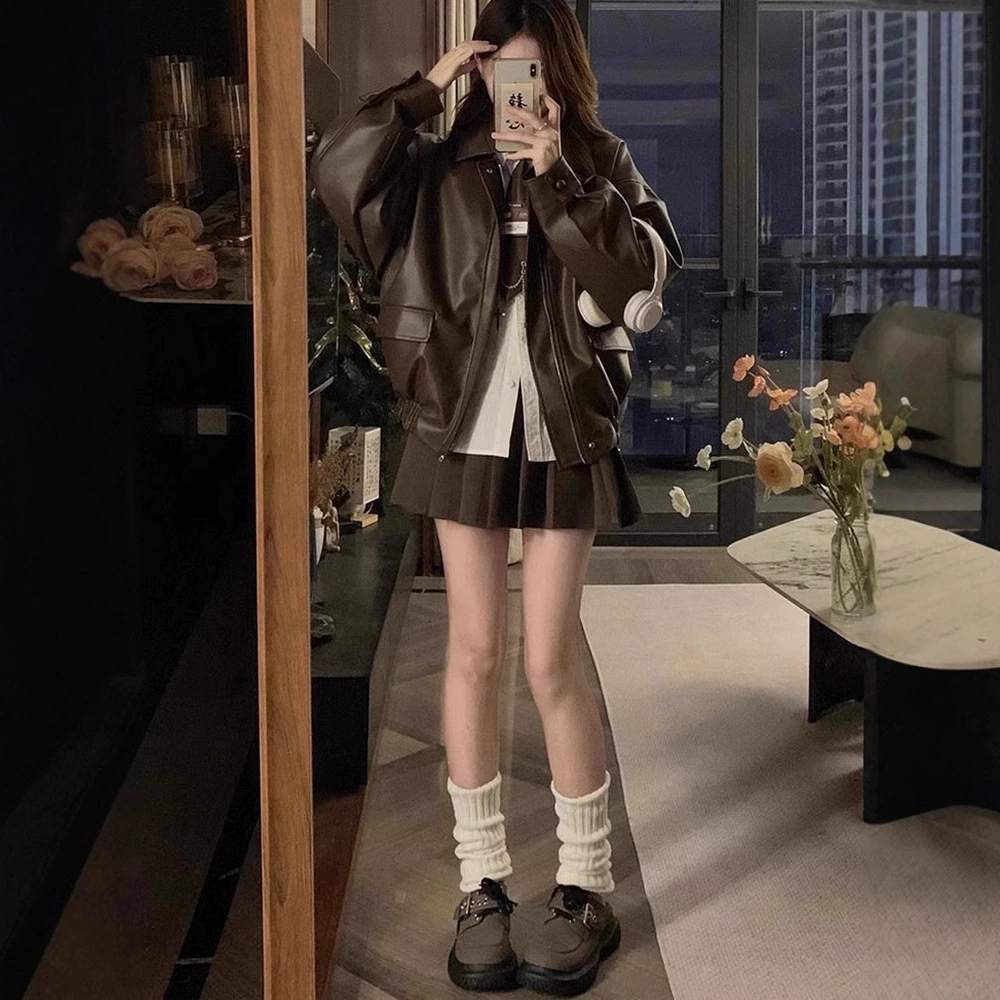 Демисезонная осенняя куртка, стиль Chanel, 2024 год, американский стиль, для подростков