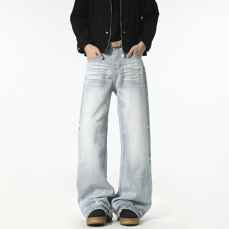 Boyfriend-Style Jeans, Loose and Comfortable, Everyday Casual Versatile Pants for Going Out Boyfriend-Style Jeans, Loose and Comfortable, Everyday Casual Versatile Pants for Going Out
