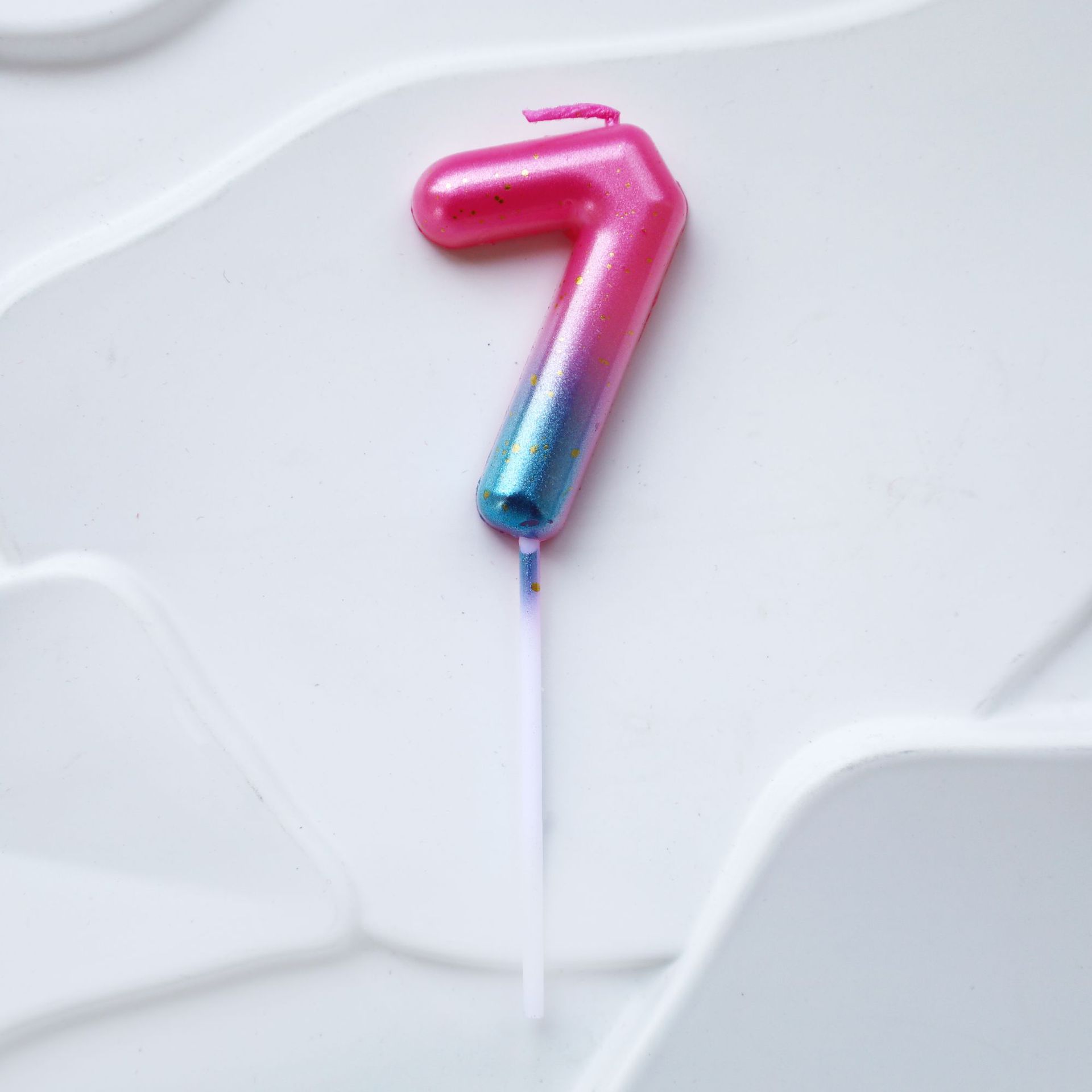 Una variedad de velas digitales transfronterizas, pastel de cumpleaños, oro, color dorado, color caramelo, corona de mariposa, vela digital