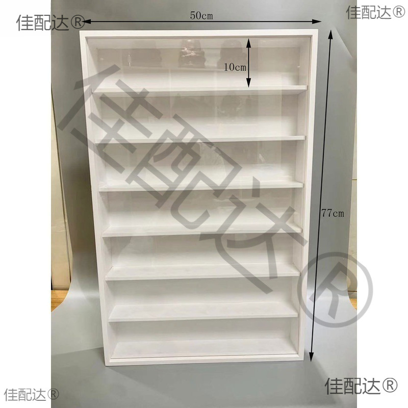 手办置物架泡泡茉莉娃娃收纳架可挂墙盲盒收纳展示柜收纳架木