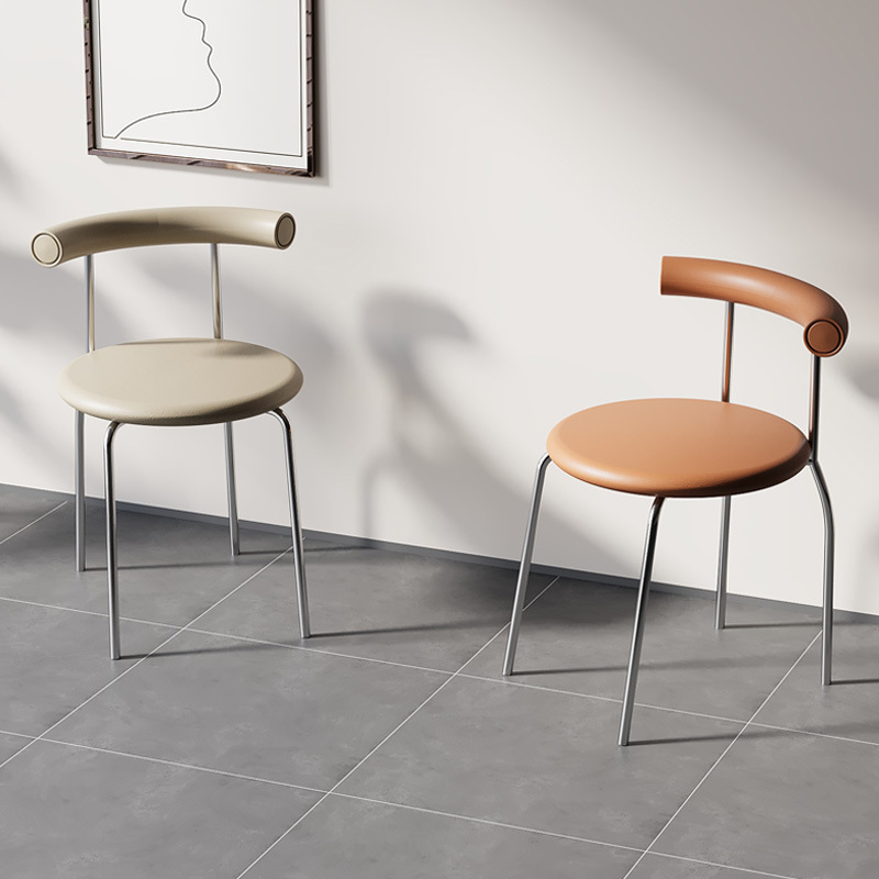 silla de comedor minimalista silla de comedor de lujo moderno simple mesa de comedor casera taburetes de comedor respaldados silla de comedor de hotel de lujo