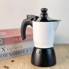 2023 Model Coffee Frother Integrated Pot Cappuccino Machine Dual-Valve Moka Pot Espresso Coffee Maker