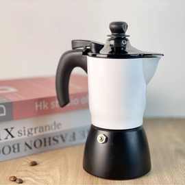 2023款咖啡奶泡一体壶卡布奇诺咖啡机双阀摩卡壶浓缩意式咖啡壶