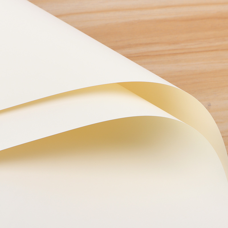 Papel de Regalo de Flores de Papel Ouya de Dos Colores, Material Plástico Impermeable, Papel de Envolver Ramos de Flores, Estilo Coreano, Primer Amor, Papel de Color Puro Especial