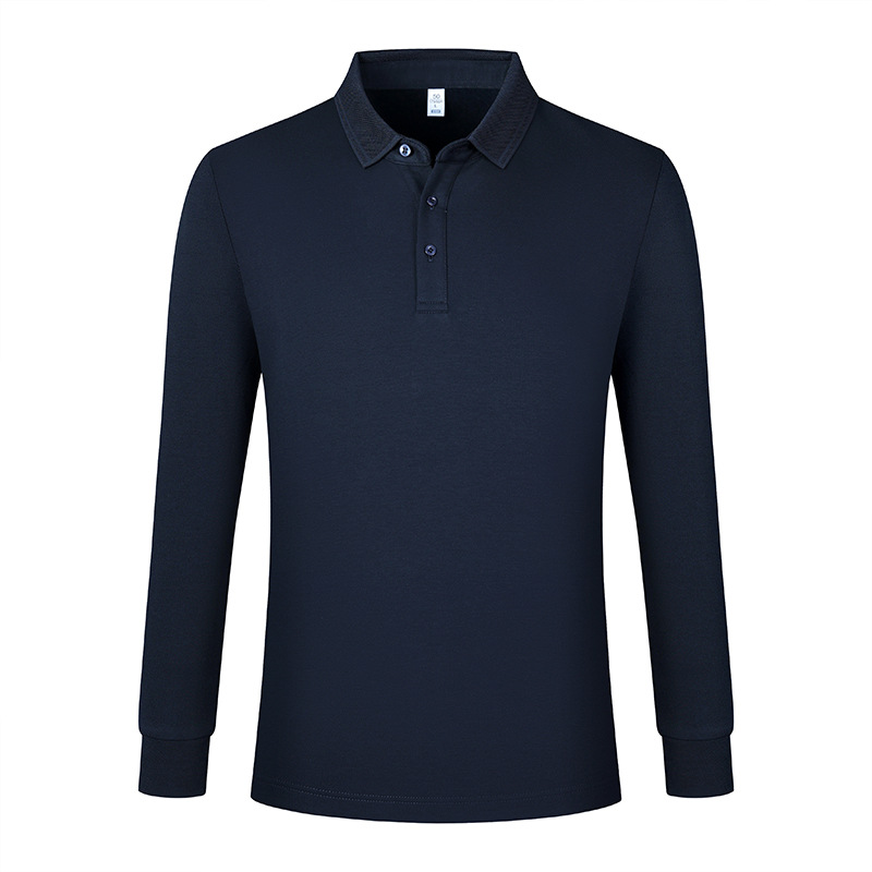 Trajes de oficina de hombre ropa de alta calidad personalizada algodón modales otoño invierno camisa polo personalizada