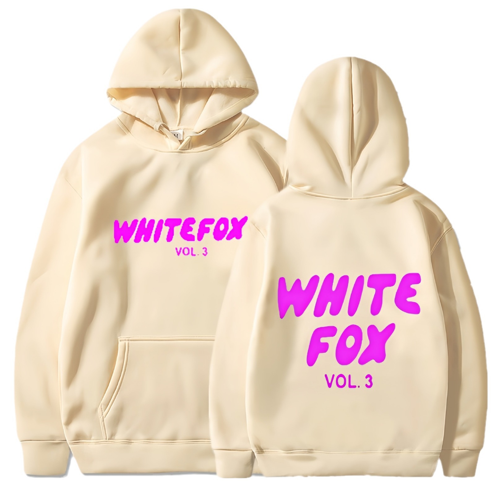 국경을 넘나드는 새로운 유럽과 미국 여성용 후드 스웨트셔츠 WHITEFOX 주변 지원 서비스 동일 스타일 여성용 라운드 넥 스웨트셔츠