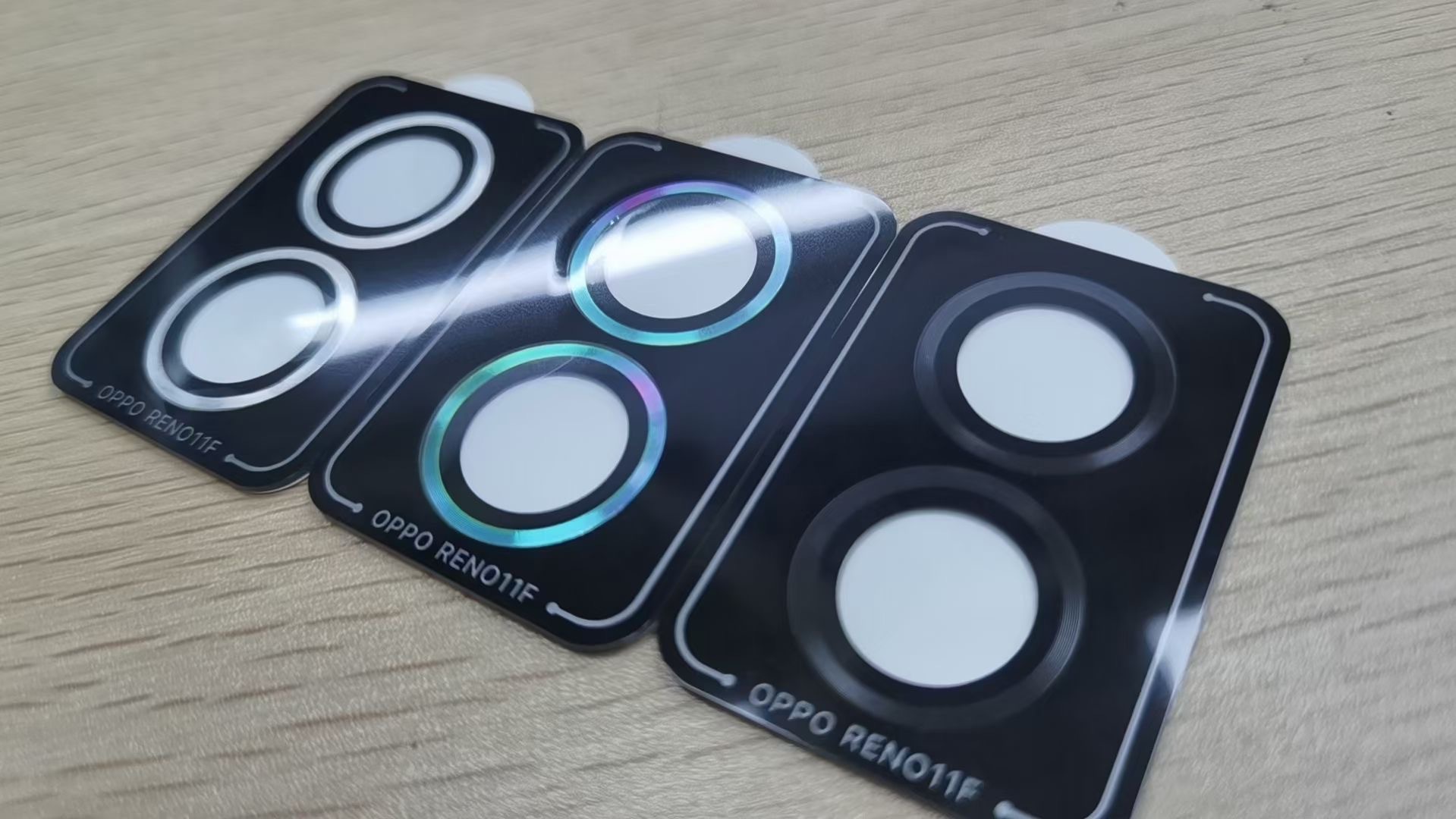 Aplicable a la película de lente de teléfono móvil OPPO Reno11F, cámara trasera con película protectora de vidrio de alta definición de segundo posicionamiento