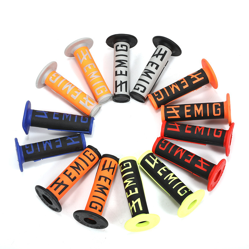 Motorcycle Accessories Handlebar Grips Modified Handlebars Anti-Slip Wear-Resistant Sweat-Proof Handlebar Grips Atv Off-Road Vehicle High-Speed Handlebar Grips