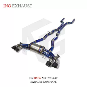 BMW M8 F92 4.4T Catback klapanlı titan çıxış borusu