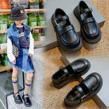 女童皮鞋新款2024春秋季舒适女孩单鞋休闲鞋表演鞋时尚学生童鞋