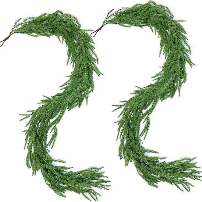 Искусственная хвоя из ротанга, декоративное имитационное растение для рождественского декора