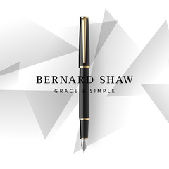 Bernard Shaw/Sherman Snob Pen Men High-Grade Starlight Series Business Gift Engraving Gift Set