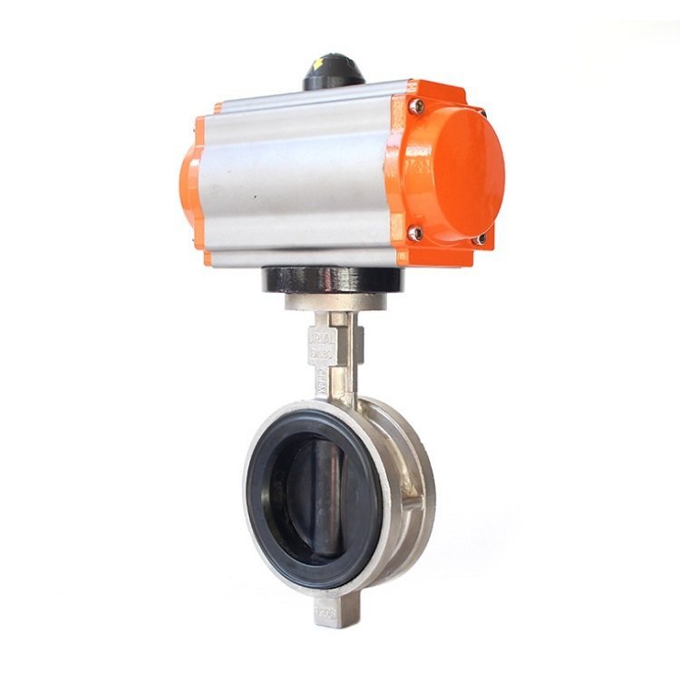 供应 D671X-16P 气动对夹软密封蝶阀 D671X 气动调节开关蝶阀