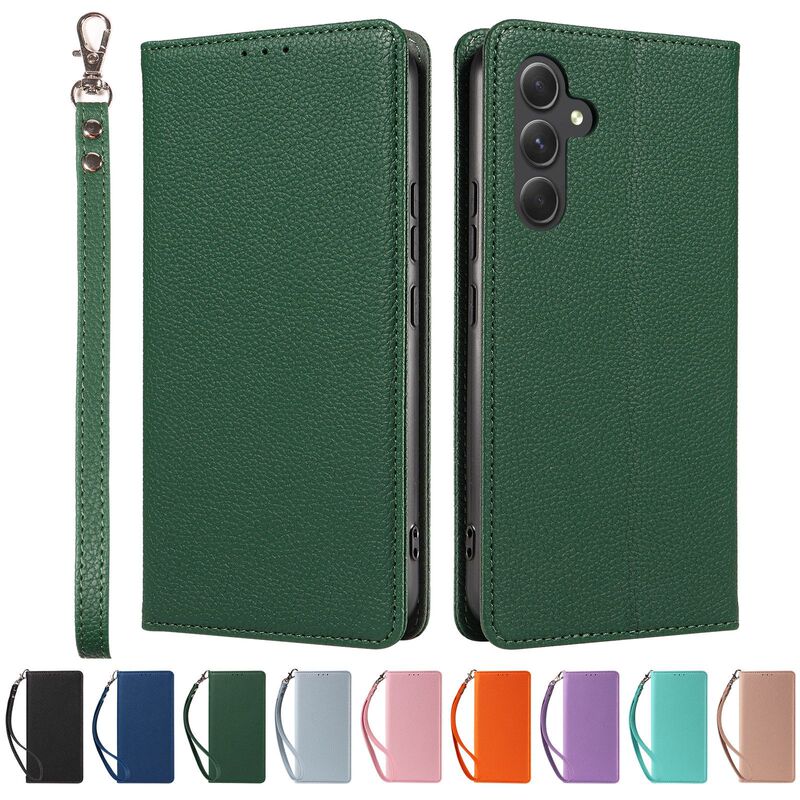 Suitable for Cross-Border Samsung A57 Phone Case, A15 Magnetic Leather Case, A16 Stand Flip Cover, A55 New Model Lanyard Protective Case Suitable for Cross-Border Samsung A57 Phone Case, A15 Magnetic Leather Case, A16 Stand Flip Cover, A55 New Model Lanyard Protective Case
