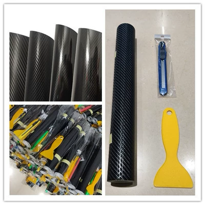 6D car carbon fiber sticker, Body sticker