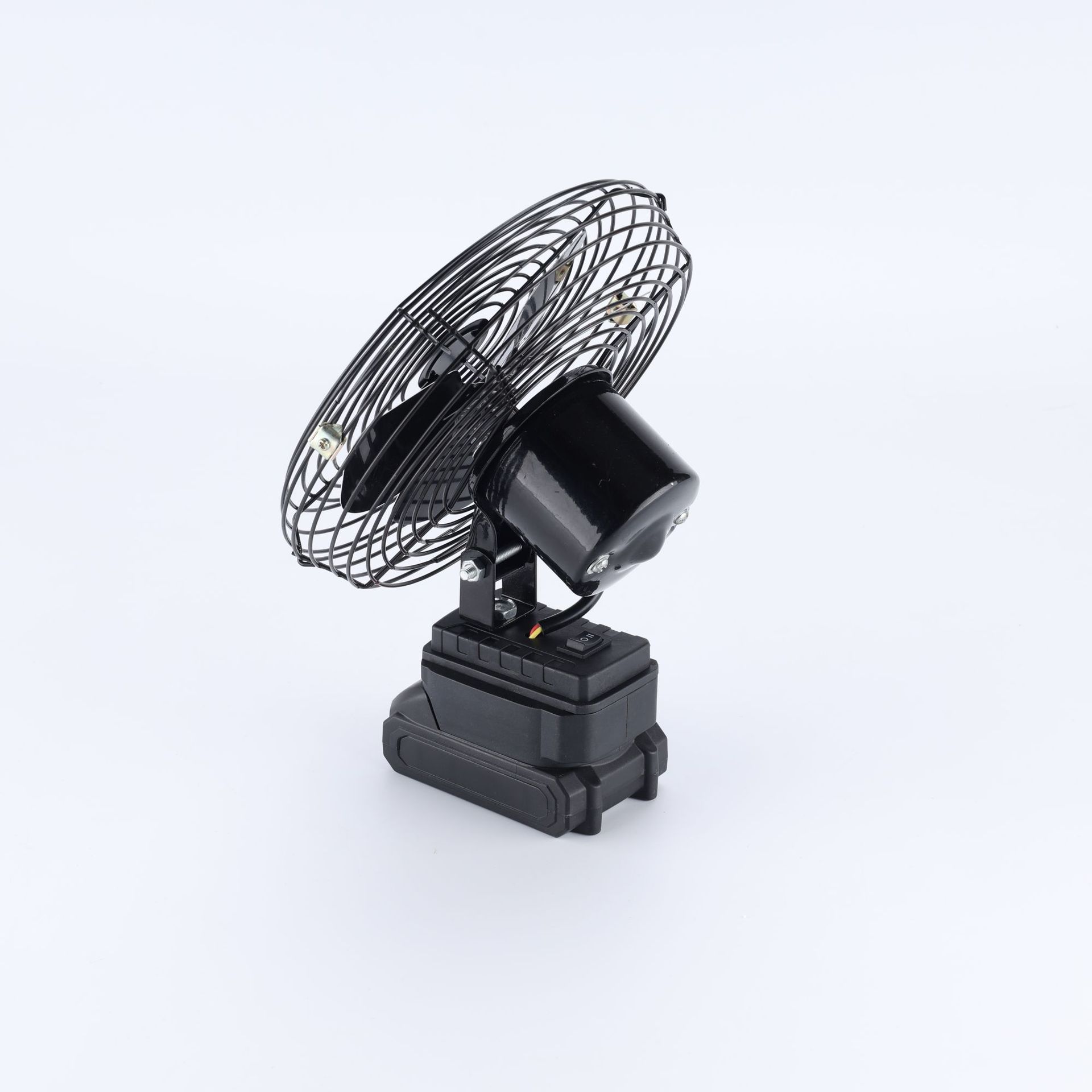 Ventilador de litio transfronterizo de 4 pulgadas ventilador de litio pequeño ventilador especial de pesca al aire libre ventilador duradero ventilador inalámbrico portátil