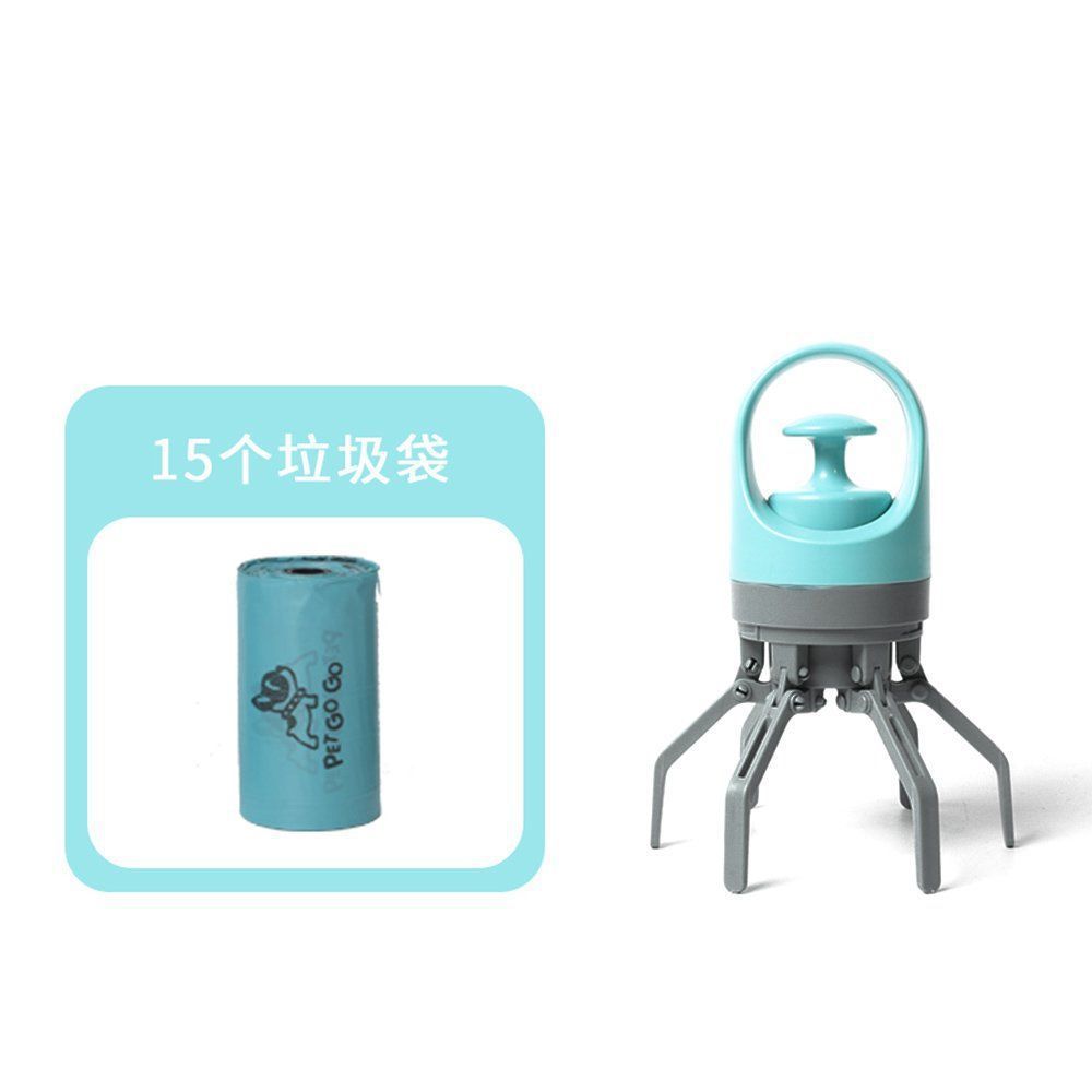 Clipper de heces para perros portátil para salir con seis garras, clipper de heces para perros, bolsa de heces gruesa, artefacto mágico de heces para perros