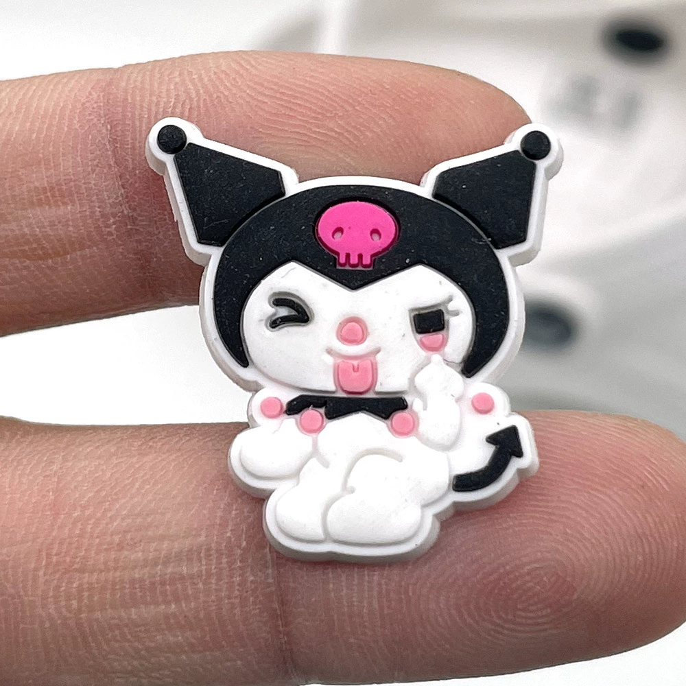Подвески для обуви (Sanrio) Kuromi & My Melody Croc Jibbitz, assorted flower buckles, мультицветный набор