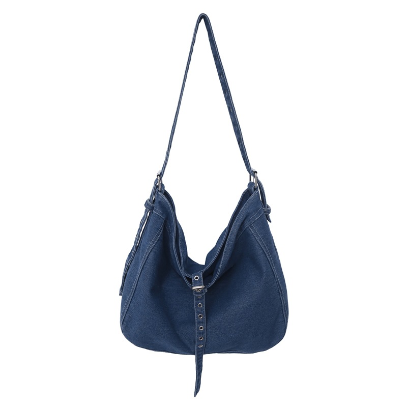 Bolso grande casual para mujer 2024 nuevo bolso de hombro de gran capacidad de mezclilla