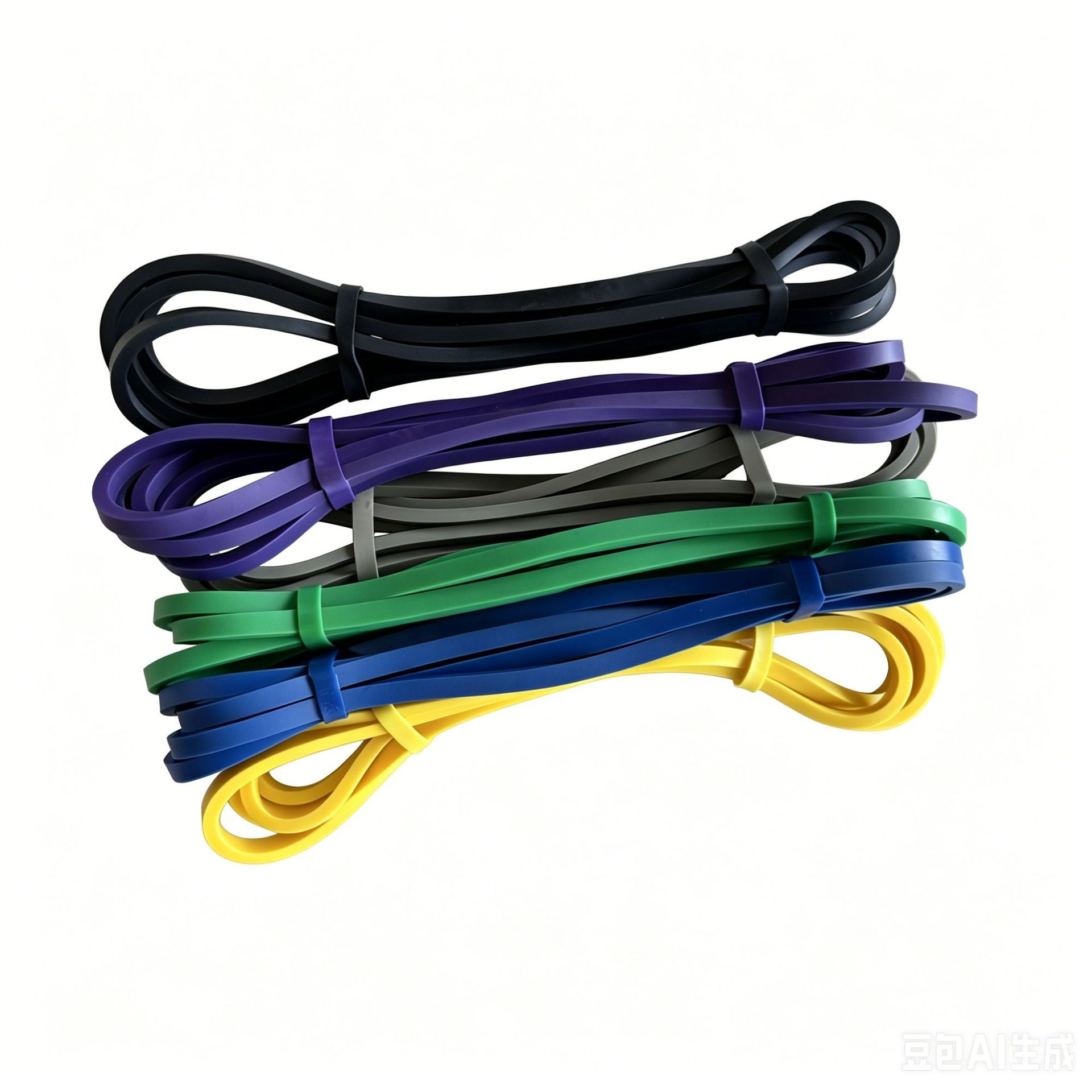 Color aleatorio 2080 correa de resistencia de látex de acondicionamiento físico calentamiento estiramiento preferido