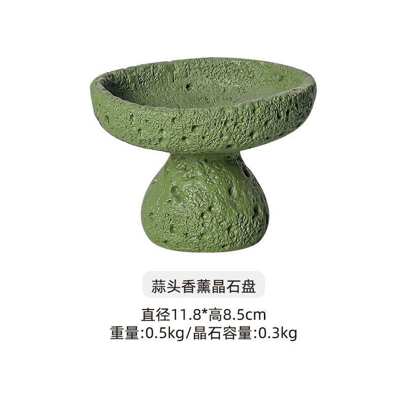 隕石拡香石家庭用結晶石アロマ小衆高級置物無火アロマ精油持続アロマ容器皿|undefined